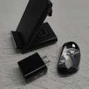 Wireless Charging Station,3 in 1 Wireless Charging Stand Made for Apple Watch Ultra 10 9 8 7 6 SE 5 4 3,Fast Wireless Charger Made for iPhone 16/15/14/13/12/11/X,for AirPods Pro(with Adapter) (Black)