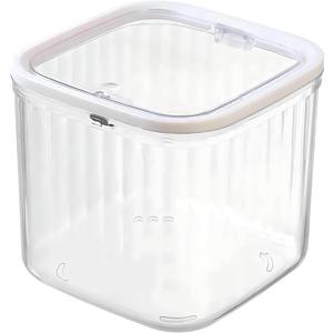 Tyover Plastic Storage Organizer, Plastic Cases with Secure Lids, 1Pack Clear Stackable Container for Hair Clips, Crafts, Home & Office Supplies, Small Item Organization and Storage Solutions