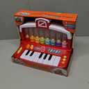 Farm Animals Keyboard Preschool Learning Toy with Silly Sounds and Light-Up Piano with Learning Songs for Infants, 13 inches