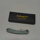 Eafengrow EF939 Folding Pocket Knife D2 Steel Blade G10 Handle EDC Tool Knife for Camping Survival and Outdoor (Jade)