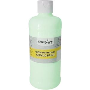 Glow-in-the-Dark Acrylic Paint 16 oz., Clear Glow
