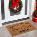 Tinideya Nana Papa Welcome Doormat for Mothers Day Grandma Grandparents Gifts, Gigi Mimi's Gifts from Grandkids Granddaughter for Modern Farmhouse Mat Decor(Nana Papa,29 x 17 Inch)