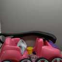 Step2 Whisper Ride II Kids Push Cars, Ride On Car, Seat Belt, Horn, Toddlers Ages 1.5  4 Years Old, Max Weight 50 lbs., Quick Storage, Stroller Substitute, Pink (Large)