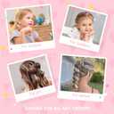 3 x 2500PCS Clear Elastic Hair Ties, Mini Hair Rubber Bands, Soft Hair Elastics for Women Girls, Hair Accessories for Hair Braids, 30MM in Length & 2MM in Width