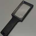 Magnifiers with Light Large Handheld Magnify Glass with Light 20 LED Magnify Glass for Senior Reading Inspection