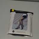 EXQUISLIFE Fleece Lined Tights Sheer Women - Fake Translucent Warm Pantyhose Leggings Sheer Thick Tights, for Winter (Black)