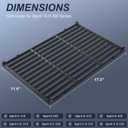 Grill Parts for Weber Spirit e310, 17.5" Grill Grates for Weber Spirit 300 and Spirit II 300, Spirit E/S310 E/S315 320 330 SP320, Spirit 700, Genesis 1000-3500, Gold & Silver B/C Gas Grill, 7638 7639