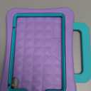 LeiJue Kids Case for iPad Mini 7 (A17 Pro) 2024 /iPad Mini6 2021, Light Weight Heavy Duty/Shockproof/Drop Proof with Handle/Kickstand, Child Friendly Cover for iPad Mini 7th/6th Gen 8.3inch (Purple)