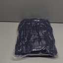 Runcati Men's Double Breasted Trench Coat Mid Long Jacket Notched Lapel Winter Chunky Warm Overcoat (Large, Navy Blue)