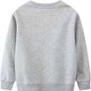 Baby Toddler Boy's Cotton Crewneck Sweatshirt Christmas Clothing 1-7Y (Gray)