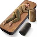 LOSTHORIZON Air & Foam Camping Mattress, Self-Inflating Sleeping Pad, 4.5" Thick, with Pump Sack, Cot