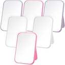 DoubleFill 6 Pcs Spa Party Mirror Spa Party Supplies Sleepover Accessory Favors Makeup Mirror for Sleepover Slumber Birthday Favors Gift(Mixed Color)