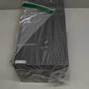 Hiceeden Square Metal Umbrella Holder, Free Standing Umbrella Rack Stand for Indoor Entryway, Umbrella Canes Walking Sticks Storage Bin for Office, Home, Hotel, Shop, 6.3" x 6.3" x 16.5", Black