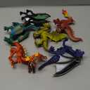 EOIVSH Dragon Toy Figures - Ancient Flying Dragon Figurines, Mythical Action Figure Kid Toys, Girls and Boys Ages 3 and Above, Pack of 6