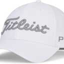 Titleist Standard Tour Performance Prior Generation Golf Hat (One Size, White/Grey)
