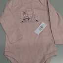 GAP baby-girls Long Sleeve Logo Bodysuit (6-12 Months, Primitive)