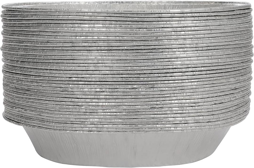 9" Pie Pans (10pack) - Disposable Aluminum Foil Pie Tins,Heavy-duty, Baking Tin Plates, Standard Size