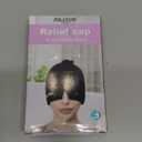 EXQUISLIFE Migraine Headache Relief Cap, Gel Ice Head Wrap, Hot and Cold Therapy, Headache Eyes Mask for Sinus, Puffy Eyes, Tension and Stress Relief (Blue)