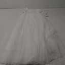 Eyelash Lace A-Line Tulle Junior Flower Girl Dress Communion Baptism 160