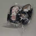 Meckior Infant Baby Girls Soft Sole Bowknot Princess Wedding Dress Mary Jane Flats Shoes Easter Light Baby Sneaker Shoes (0-6 Months Infant, B05/Black)