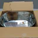 4 Gallon Ice Buckets for Parties, IKAYAS Galvanized Metal Ice Bucket Ice Tub with Scoop for Cocktail Bar Mimosa Bar Supplies, Large Champagne Bucket Beer Bucket Metal Tub (2 Pack)