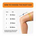 Knee Brace with Side Stabilizers & Patella Gel Pads for Men and Women, Maximum Compression Knee Support for Running, Workout, Sports, Breathable Non-Slip Knee Sleeve for Knee, Knee Support (Large)