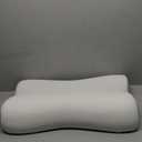 Cervical Neck Pillow, Contour Memory Foam Pillows for Neck Pain Relief, Ergonomic Pillow for Sleeping, Orthopedic Bed Pillow Neck Support Pillow for Side Back Stomach Sleepers with Cooling Pillowcase (Blue&grey)