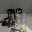 Ganiza Blender for Smoothies, 14Pcs Personal Blender for Shake and Smoothies for Kitchen with 3 Portable Cups (1x24oz & 2X17oz), Single Serve Smoothie Maker, Nutritious Recipe (Black Silver)