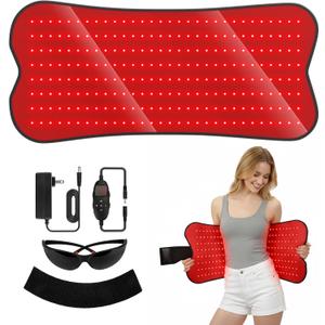 Red Light Therapy Mat for Body - 31.1" x 14.2" Red Light Therapy Pad with 240 LEDs, 660nm Red & 850nm Near Infrared, 29W High-Power, W240