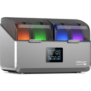 Creality Space Pi X4 Filament Dryer, 4 Spools Filament Dry Box with Dual-Chamber Heated Storage, Max 85℃ Temerature, Independent Temperature Control for PLA, PETG, ABS, TPU, Nylon, ASA