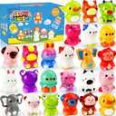 24PCS Animal Squishy Toys, Slow Rising Squishy Stress Fidget Toys,Squishies Party Favors for Kids, Treasure Chest Prizes, Classroom Prizes for Boys Girls