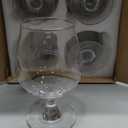 Beer Glasses Set of 4, 16 OZ Classic Craft Goblet Glasses, Premium Tumbler Set, Pub, Unique Design Beer Glasses, Dishwasher Safe