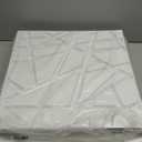 Art3d 19.7" x 19.7" (Pack Of 12) Wall Panel Stripes , White