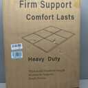 Queen Size Bunkie Board 60x80'' - Breathable Hollow-Core Bed Support, Noise Minimizing & Moisture Resistant Oxford Fabric Cover, Low Profile Bed Board for Sagging Queen Mattress, Grey