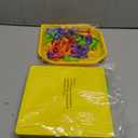 Peg Board Toy set 73Pcs DIY Building Stacking Toys for Kids 3-6 Years Old,STEM Educational Kids Toy for Brain Development,Montessori Sensory Toys,Upgrade Various Foam Board Plastic Lacing String Game