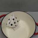 Enameled Cast Iron Dutch Oven - Umite Chef 5QT Pot with Lid & Cotton Potholders - Heavy-Duty Cookware for Bread Baking, Braising, Stews, Roasting(Red)