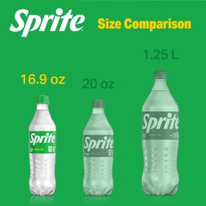 Sprite Lemon Lime Soda Soft Drinks, 16.9 fl oz, 6 Pack