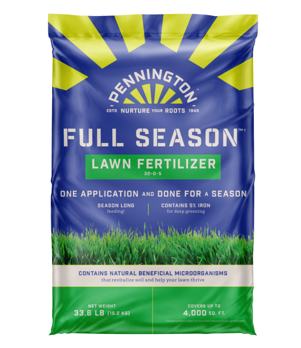 Pennington Full Season Lawn Fertilizer 32-0-5 4M 11.2lb Exp 25 September 2025