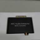 Converter HDTV-Compatible Audio Adapter DAC ARC L/R Coaxial SPDIF Jack Extractor Return Channel 3.5mm Headphone for TV(Cable not Included)