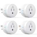 EIGHTREE Smart Plug Alexa, Smart Outlet, Works with Alexa, Google Home and SmartThings, WiFi Smart Plugs with APP Remote Control and Timer Function, 2.4GHz Wi-Fi Only, Prise Intelligente, 4Packs