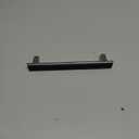 Black and Chrome Cabinet Pulls Matte Black and Polished Chrome Kitchen Cabinet Handles, 5 Pack 5 Inch, 2281 Two Tone Hardware for Cabinets Drawers Bedroom Dresser Cupboard Bathroom Vanity