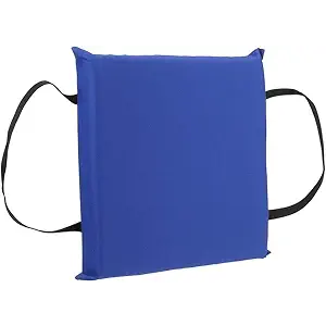 Boat Comfort Foam Cushion, 15x15 Inch, Blue
