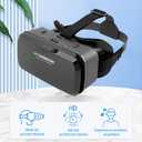 VR Headset for Phone, 100° Wide Angle VR Headset Glasses - Adjustable Pupil Distance, Lightweight Design for 4.0-6.0 inch Phones, Immersive 3D Movies & Games