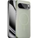 Mous for Google Pixel 10 Pro XL (2025) Case, Compatible with Qi2 MagSafe and Pixelsnap - Super Thin - Crystal Clear & Slim Design - Green Tint