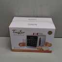 Toaster 2 Slice with Smart Digital Touchscreen & 1-Touch Memory | Stainless Steel 1.5" Extra-Wide Slots for Bagels & Artisan Bread | 900W for Fast, Even Toasting | Defrost, Reheat, Single-Slice Mode