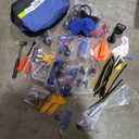 129pcs Dent Puller Kit, Dent Remover Tool for Car, Paintless Dent Removal Kit with T-Bar, Bridge Puller, Golden Lifter, Car Dent Puller Tool for Hail Damage Door Ding Fridge 