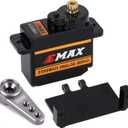 INJORA RC Servo Steering Servo with Servo Mount and Horn for RC Car Boat Model Parts Axial SCX24 Upgrade Parts (Grey)