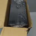 BAYKA Floating Shelves for Wall, Wall Mounted Rustic Wood Shelves for Bathroom, Bedroom, Living Room, Kitchen, Hanging Shelf for Books/Storage/Room Decor with 22lbs Capacity (Black, Set of 3, 15.7in) (A. Black - Universal Classic Style)