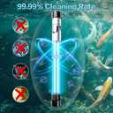 20W Pond UV Light for 100-1500 Gallon, UV Water Clarifier for Koi Pond, Cold Plunge, Aquarium, Swimming Pool, Spa and Fish Tank for Green Water Clean