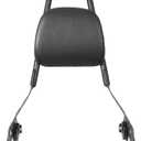 Mallofusa Motorcycle Rear Passenger Backrest Sissy Bar Compatible for Street 500 750 2015 2016 2017 Black